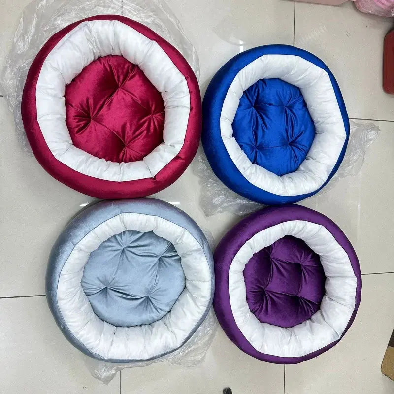 Round Soft Best Cat Beds for Pets