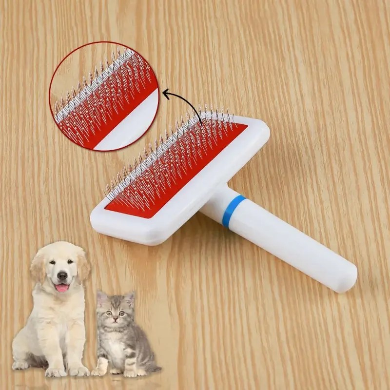 Pet White brush Large Comb for Cats and Dogs