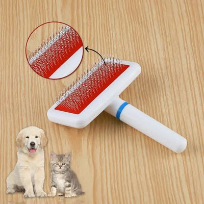 Pet White brush Large Comb for Cats and Dogs