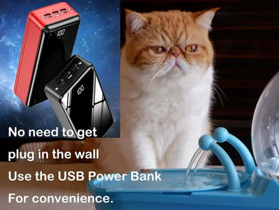 Fancy pet water fountain and dispenser for cats, dogs