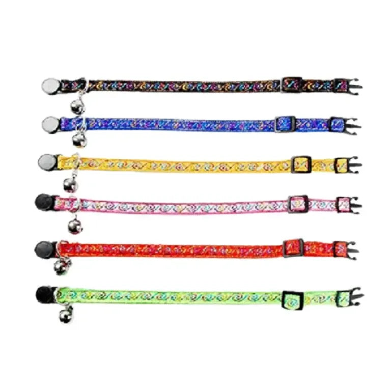 Adjustable Pet Cat Dog Neck Collar Bow Design With Bell