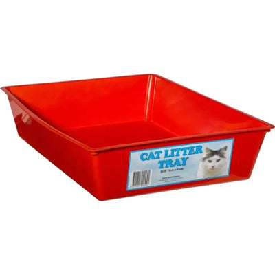 Rectangle Semi-Closed Anti-Splash Cat Litter Box, Standard Size