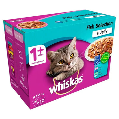 Whiskas Cat food Pouch 12pcs Box