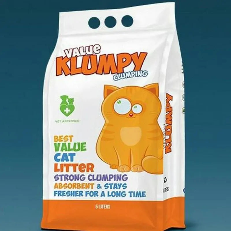 Value Klumpy Clumping Cat Litter – 5 Litre