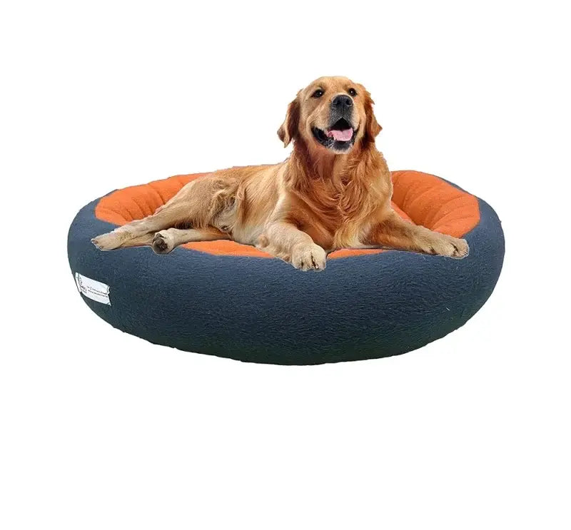 Gorgeous Poofy Dog & Cat Bed – XXL Round Shape, Ultra-Soft Fleece, Premium Microfiber Cushion for Ultimate Comfort