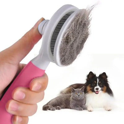 Imported Round Push Button Brush for Pets
