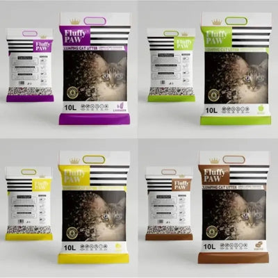 FLUFFY PAW SCENTED CAT LITTER 10KG