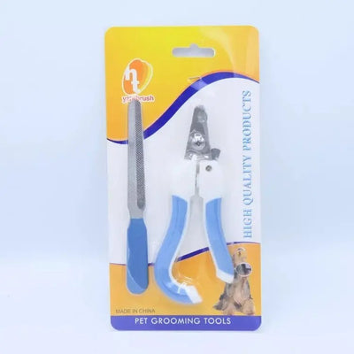 Professional Pet Nail Clipper with Safety Guard & File – Red