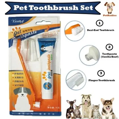 Cat & Dog Toothbrush Set | Chenba Tan Dental Care