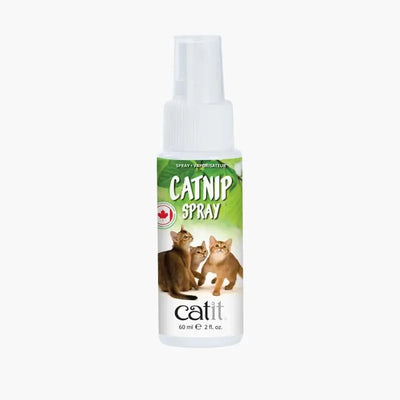 Pet-safe catnip spray for playful cats