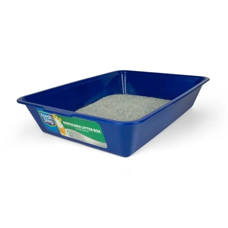Rectangle Semi-Closed Anti-Splash Cat Litter Box, Standard Size