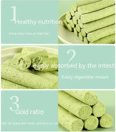 Cat Dental Chews, Chicken Flavor, for Teeth & Hairball, 6 pcs