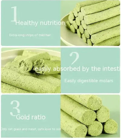 Cat Dental Chews, Chicken Flavor, for Teeth & Hairball, 6 pcs