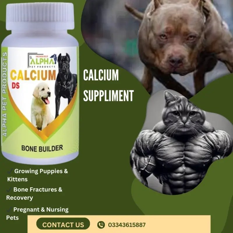 Aplha Calcium Suppliments for cats and Dogs