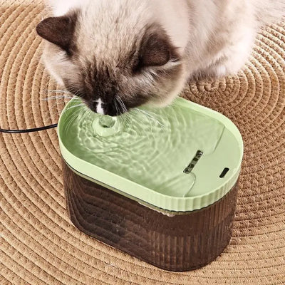 Automatic 2L Pet Fountain with filter, USB, low noise.