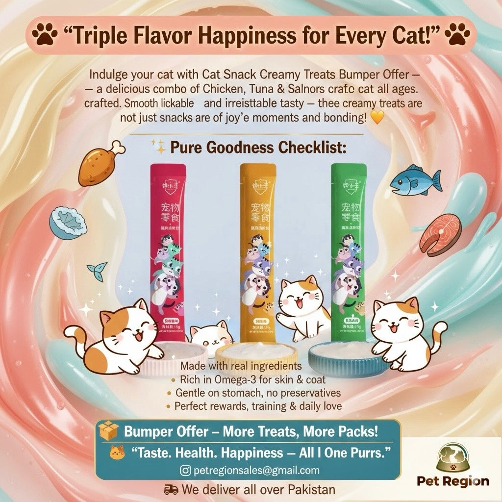 Pet Nosh Creamy treats 5 Tubes Packs Chiken Tuna Salmon Flavor