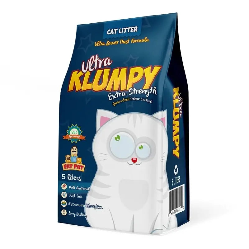 Klumpy Bentonite Clay Ultra Klumpy Litter Odour Control – 5 Litter 99 % Dust Free