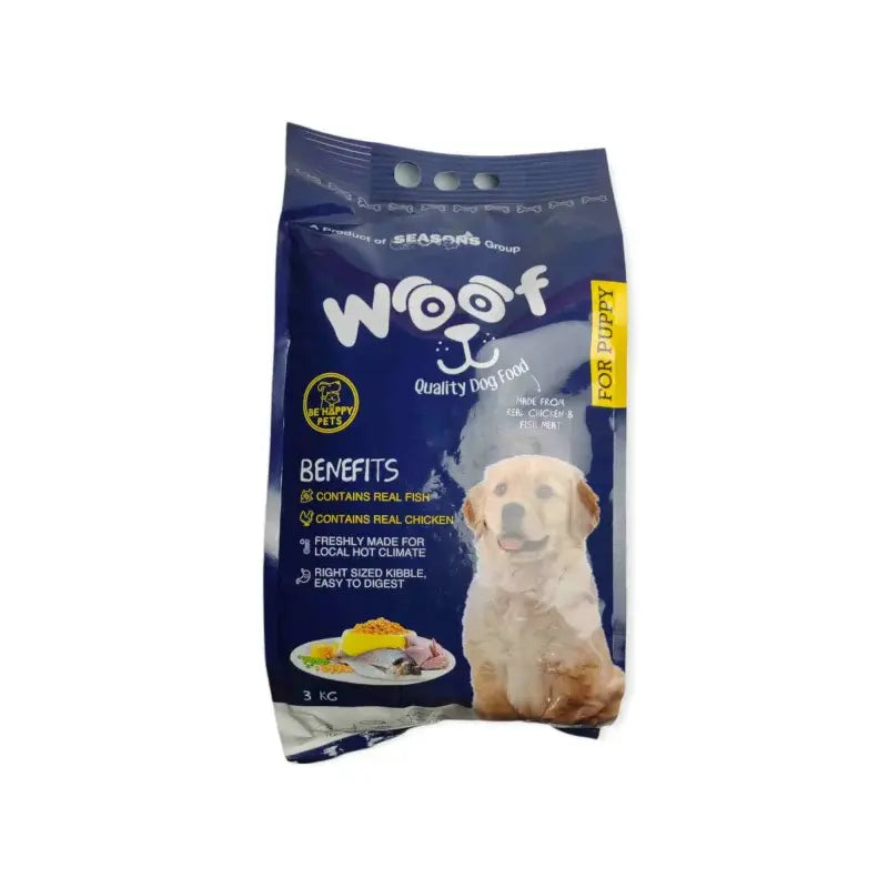 WOOF PUPPY FOOD 3KG Chicken Flavor