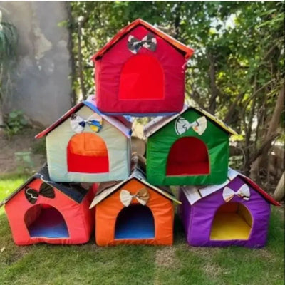 Cat House _ XXL size Cozy Soft Comfortable Design for Cat family and Dogs