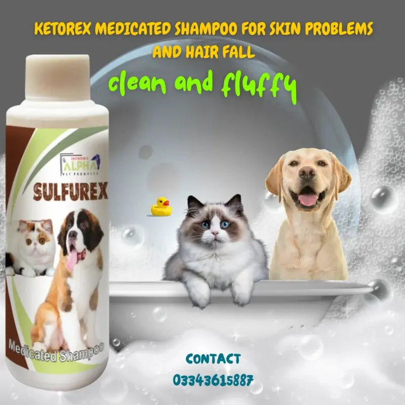 Sulfurex Lime Sulfur Shampoo for Skin Issues and Fungus Care
