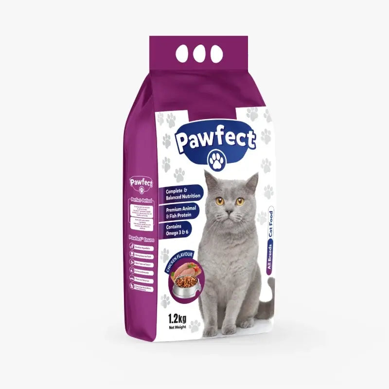Pawfect Adult Cat Food – 1.2kg | Chicken Flavor