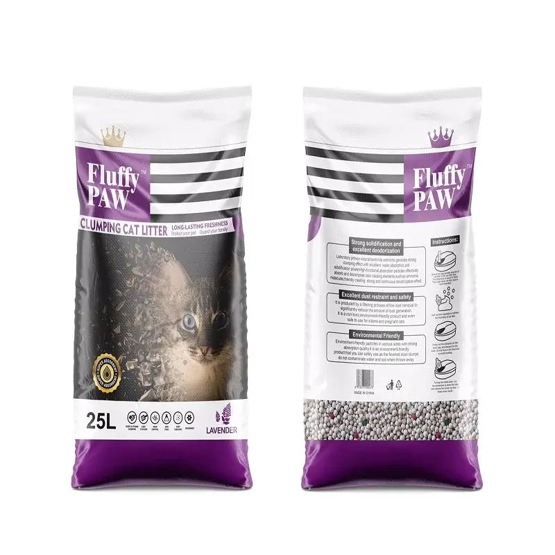 FLUFFY PAW SCENTED CAT LITTER 25L