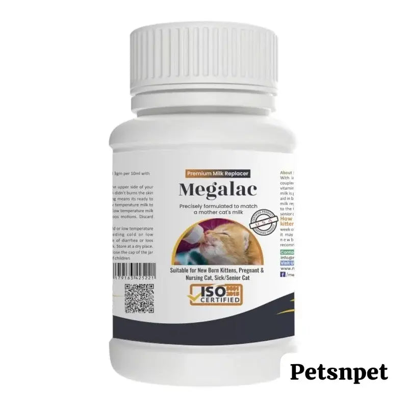 Megalac Kitten Milk Replacer 150g - Essential Growth
