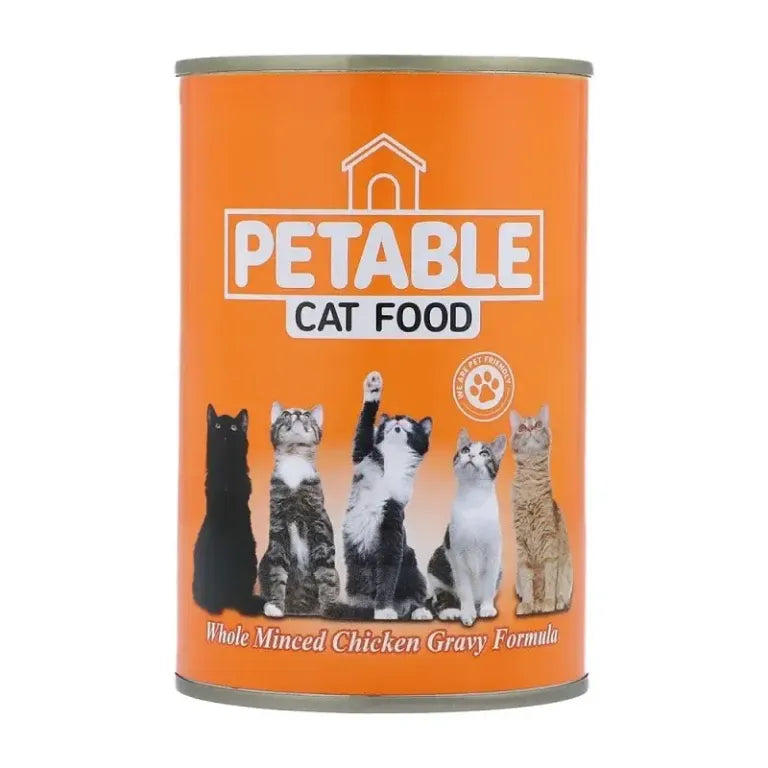 Petable Cat Wet Food 400g Tin Chicken and Beef Flavor