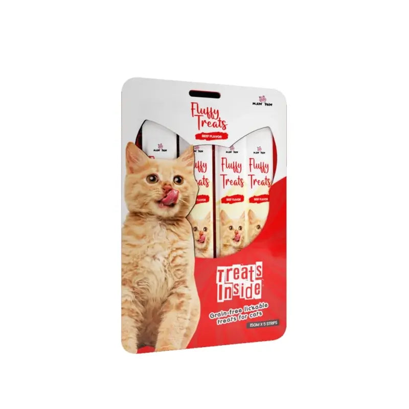 Fluffy Paw Creamy Treats for cats Chicken Beef and Seafood Flavor