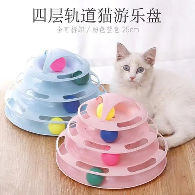 Tower Toy for cats Playing All Day