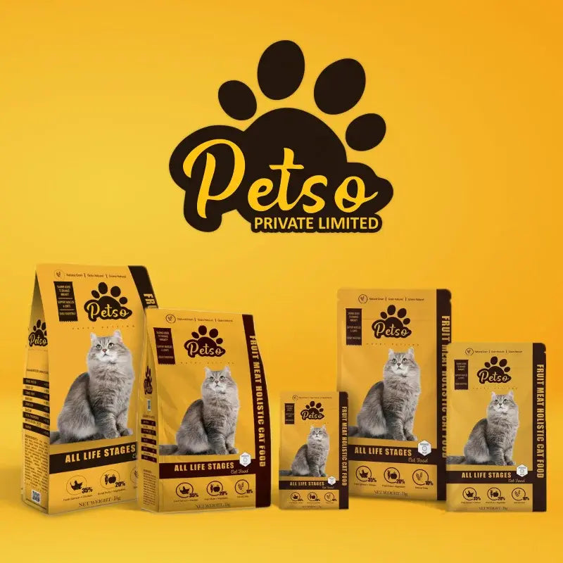 Petso Imported Cat Food, Best Quality for All Breeds, 15kg