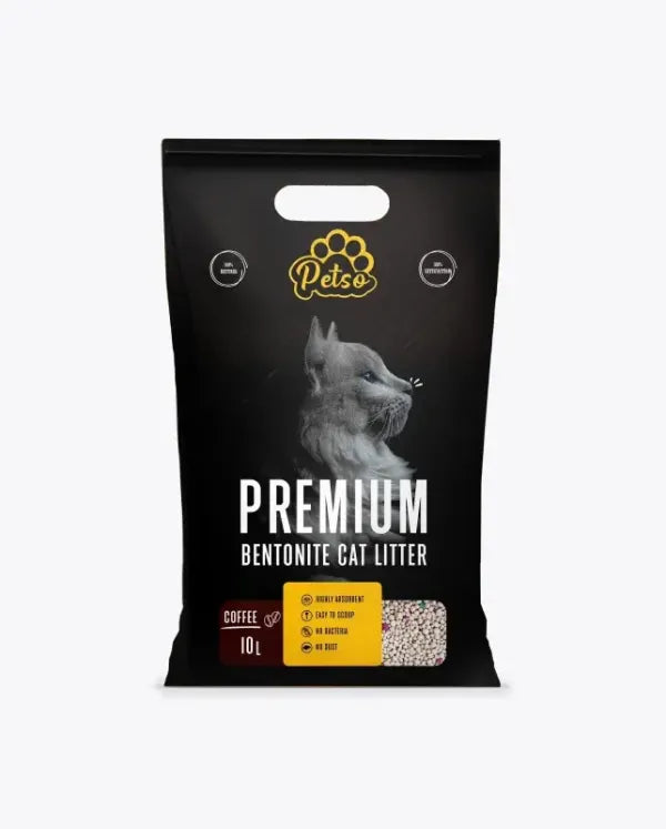 Petso A grade Bnetonite Cat litter 10L Bag