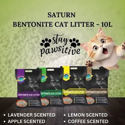 Saturn imported Bentonite Cat Litter 5L Multiple Fragnance