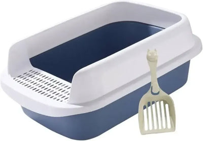 BSG Semi Close Cat litter Tray Box Large Size 19.6X14X8