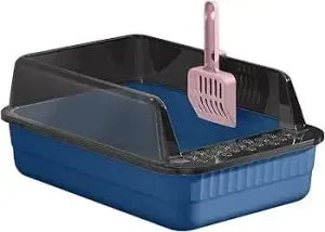 HSG Semi Close Cat Litter tray Box with Lid Large Size 20x14x8
