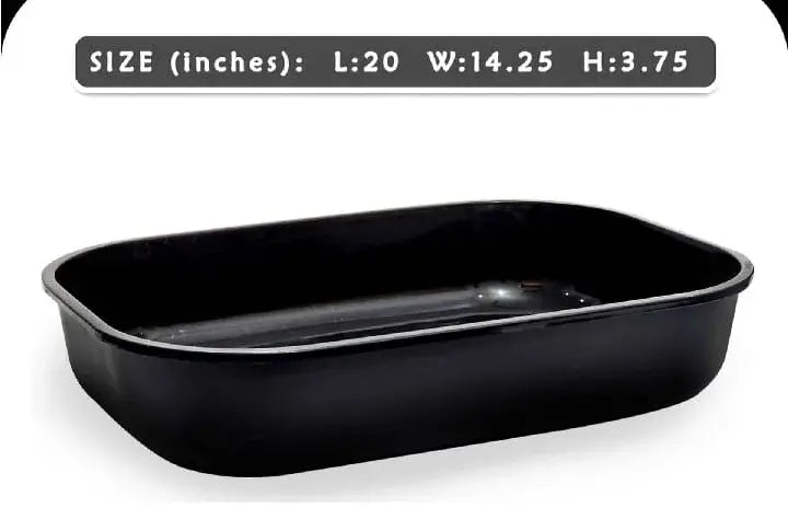 Large Cat Litter Tray Box – Spacious & Comfortable for All Breeds Size 20x14x4