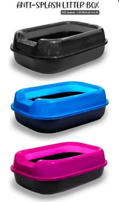 Cat Litter Tray Box with Lid Covered Cat Litter Box size 20×14.5×7 For All size of Cats