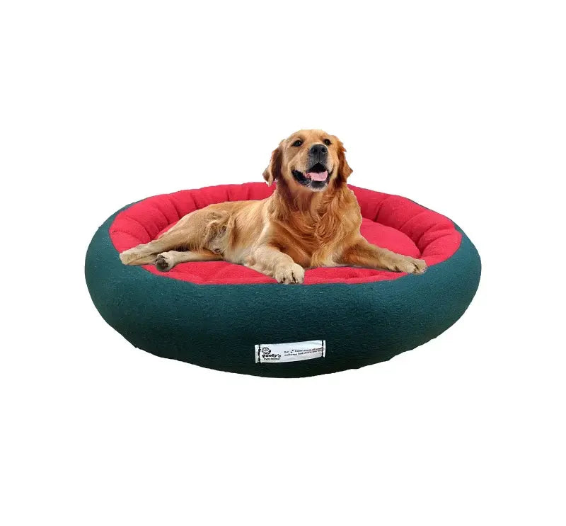 Gorgeous Poofy Dog & Cat Bed – XXL Round Shape, Ultra-Soft Fleece, Premium Microfiber Cushion for Ultimate Comfort