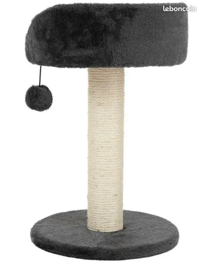 Cat Tree with Scratching Pole, Bed & Toy – Fun Rest Spot, 47x31x30 cm