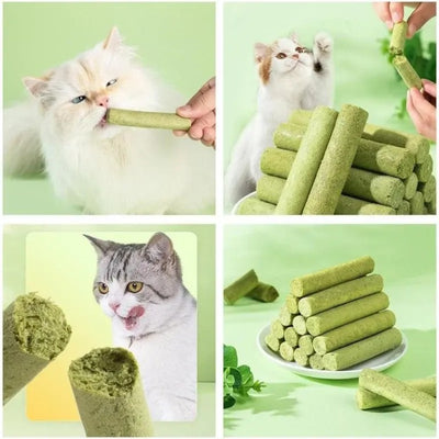 Cat Dental Chews, Chicken Flavor, for Teeth & Hairball, 6 pcs