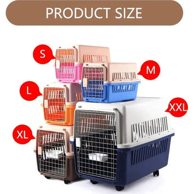 Travel-Friendly Pet Carrier Jet box Pet Cage for Safe and Stylish Journeys