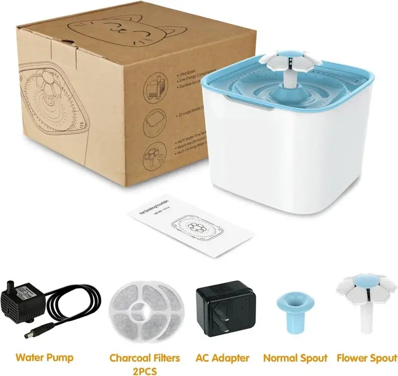 Healthy Pet Fountain for Cats, Dogs & Small Pets
