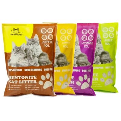 Cat Partner Bentonite Cat liltter Lamon Apple Coffee Lavender Best Quality Cat litter