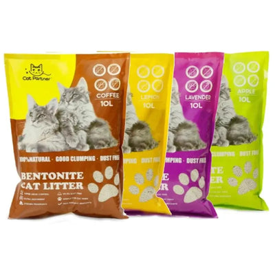 Cat Partner Bentonite Cat liltter Lamon Apple Coffee Lavender Best Quality Cat litter