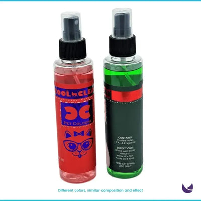 Waterless shampoo & dry perfume for pets.