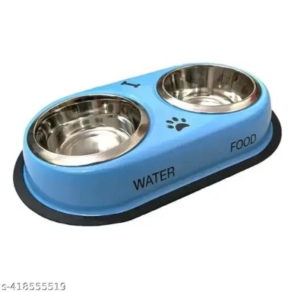Stainless Steel Double Pet Feeding Bowl