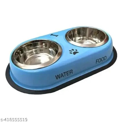 Stainless Steel Double Pet Feeding Bowl