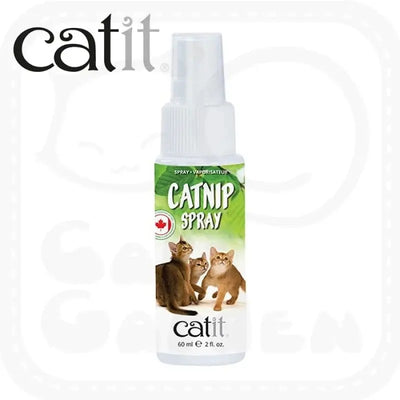 Pet-safe catnip spray for playful cats