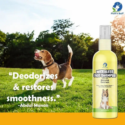 Fluff’n Buff – Waterless Dog Shampoo