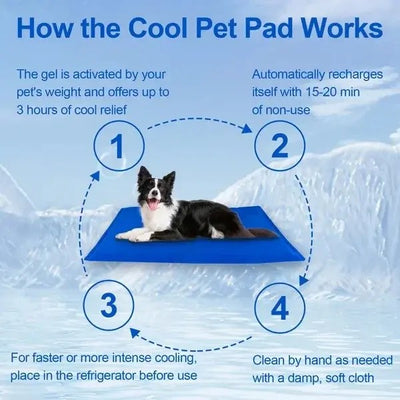 Pet Cooling Mat – Washable Breathable Pad for Dogs & Cats